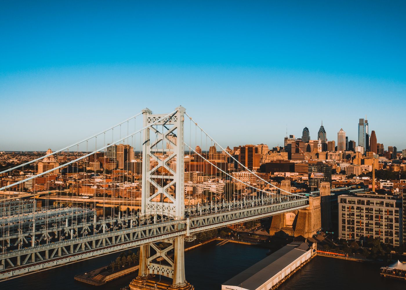 The Benjamin Franklin Bridge and the Philadelphia skyline — Philadelphia Life and Health serves clients across the city and greater region