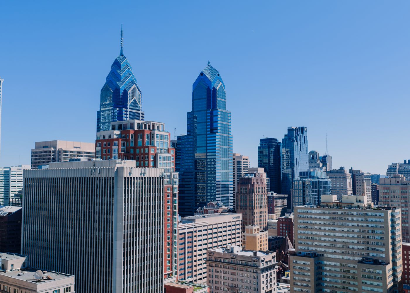 The Center City Philadelphia skyline